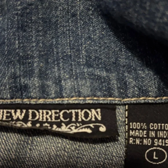 New Directions Classic Jean Jacket - Picture 4 of 5